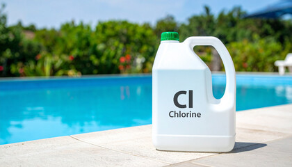 Obraz premium chlorine and pool