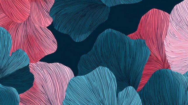 77.Abstract seamless pattern based on digital sketch drawing, freeform lines and shapes, artistic and modern look, clean vector repeat design