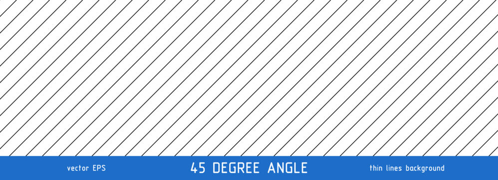 Diagonal slash line pattern with thin parallel 45 degree angled stripes creating a simple geometric texture. Vector illustration isolated on white bg with repeating lineal design for templates
