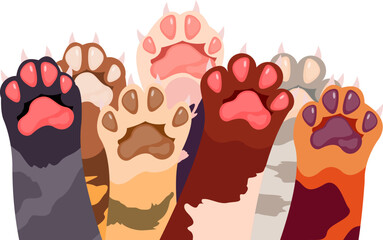 Cat Paw's Illustration © Ziki
