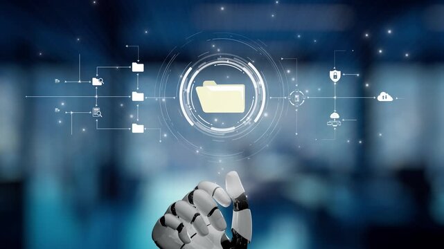 AI organizes folders through virtual assistant sorting, cloud AI systems, and artificial intelligence for secure and efficient digital file workflows. Kernel