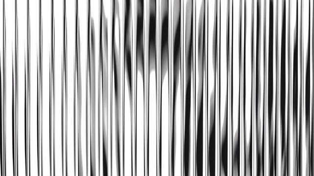 Reeded glass looped animation. Ribbed glass abstract background with refraction effect.