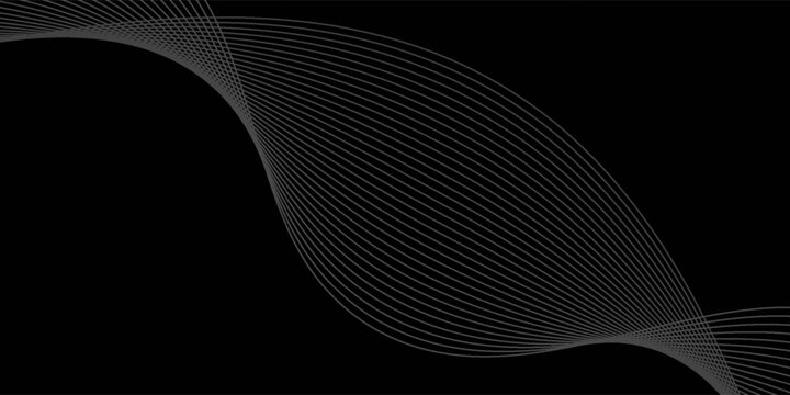 Black abstract backround with white