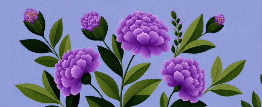 Gapura bunga mewah dihiasi bunga dan daun lavender pastel yang elegan dan mempesona