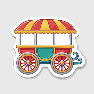 Cartoon Circus Wagon