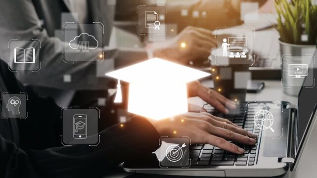 Online learning system combining digital education, e-learning, and virtual classroom to enhance learning, assessment, and global knowledge sharing. Marrow