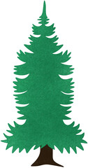 Fototapeta premium green pine tree illustration design
