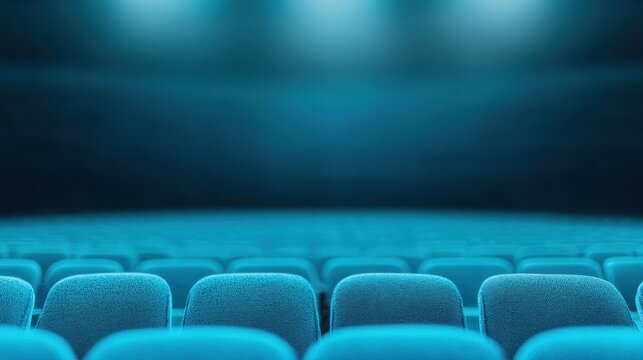 Empty Stadium Seat Empty VIP stadium seats with cushioned upholstery, focus on the premium quality and comfort, suggesting exclusivity