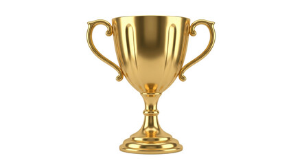 Shiny gold trophy cup award for victory © shuphanida