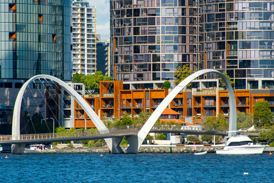 Elizabeth Quay Bridge - Perth - Australia