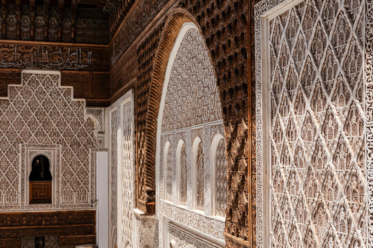 Ben Youssef Madrasa, 14th Century, Marrakech, morocco, africa