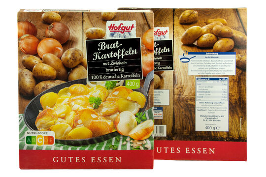 Bratkartoffeln von Hofgut auf transparentem Hintergrund