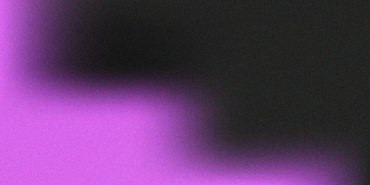 Abstract Purple and Black Gradient Background with Heavy Grain Texture and Dreamy Soft Blur