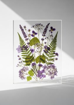 98 Arrangement of Delicate Pressed Flowers 1