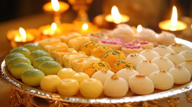 Collection of Traditional Punjabi Sweets and Savouries