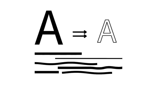 Black and white equal sign symbol.