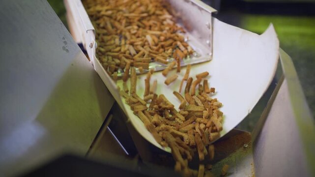 Snack food manufacturing process. food manufacturing process