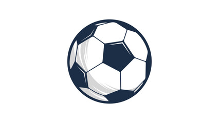 Fototapeta premium Soccer ball on white background vector.
