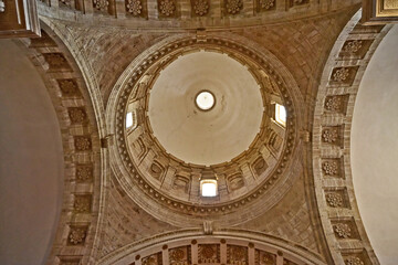 Naklejka premium Montepulciano, interno della Chiesa o Santuario della Madonna di San Biagio, Val d'Orcia, Toscana
