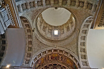 Naklejka premium Montepulciano, interno della Chiesa o Santuario della Madonna di San Biagio, Val d'Orcia, Toscana