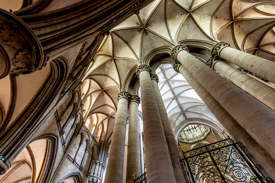 Cathedral of Our Lady, Coutances, France, interiors