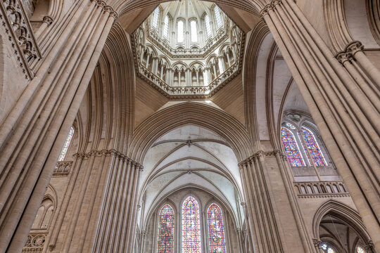 Cathedral of Our Lady, Coutances, France, interiors
