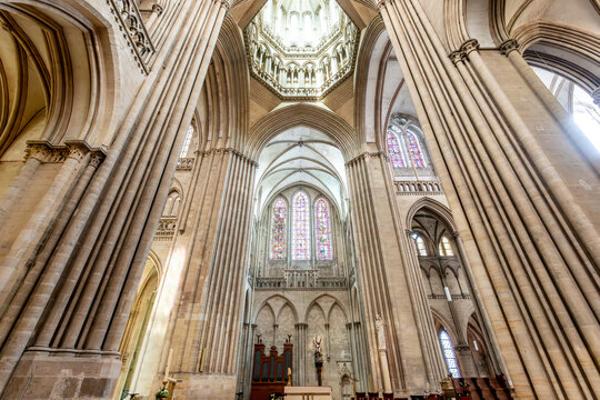 Cathedral of Our Lady, Coutances, France, interiors