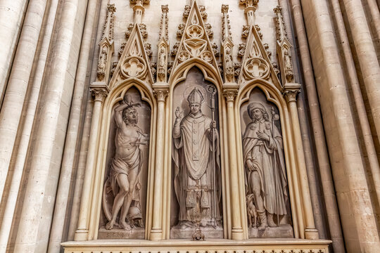 Cathedral of Our Lady, Coutances, France, interiors