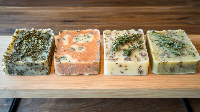 Gigapixel Handmade Soaps on Wooden Display 6x