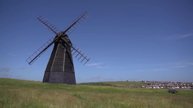 Beacon Windmill in Rottingdean on a Bright Summer Day