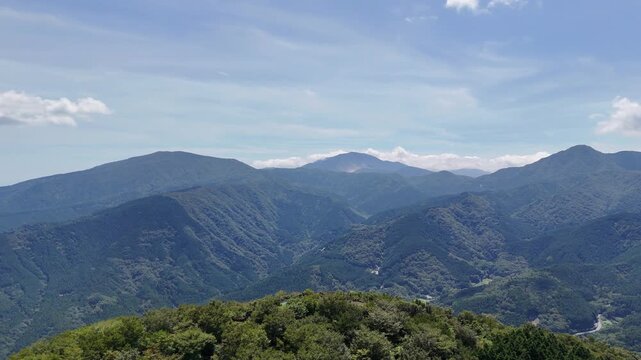 Mount Yagura Forest Panorama
