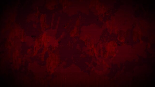 Bloody Horror Texture Background With Handprints Dark Noise And Vignette Loop