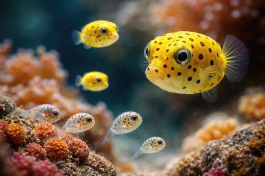 Exploring the early life stages of yellow boxfish species