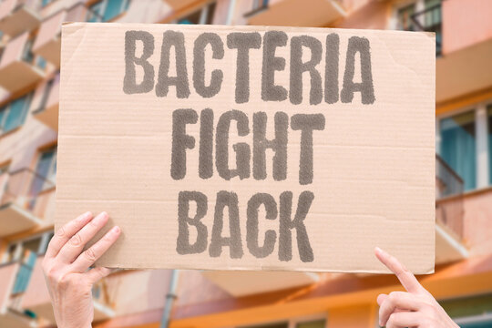 "Bacteria Fight Back" Resistant strains emerge faster than pharmaceutical development can respond adequately. BACTERIA. RESISTANT. STRAINS. PHARMACEUTICAL. DEVELOPMENT.