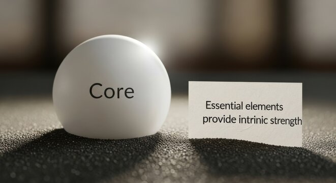 Core Essential Element Next to Softly Diffused Light