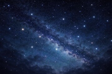 Fototapeta premium star filled night sky background with soft glowing points and textured surface