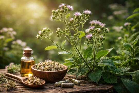 Green flowering plant Cyanthillium cinereum and its therapeutic qualities