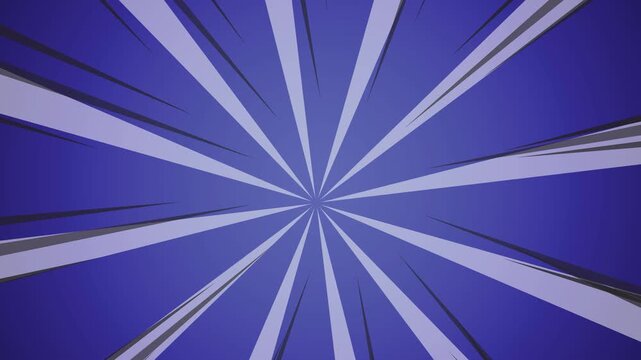 Anime comic background with radial speed or action lines. Manga striped background.