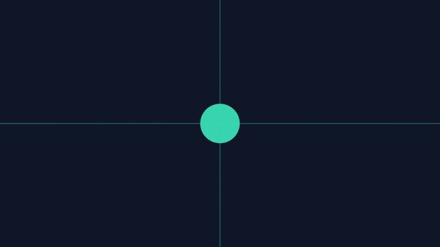 Smooth animation of a green circle expanding on a clean background. Minimal motion graphic ideal for transitions, UI design, loading screens, presentations and modern digital visuals.