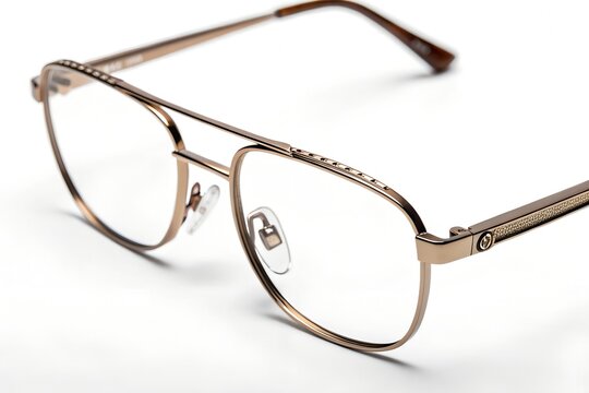 Elegant rose gold aviator glasses with a modern double bridge design and delicate side detailing showcase sophisticated style and premium craftsmanship for individuals seeking a luxurious and trendy e
