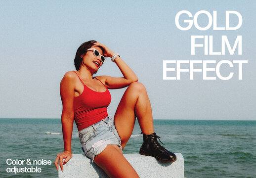 Film Camera Effect Emulationwith Grain and Color Adjustments