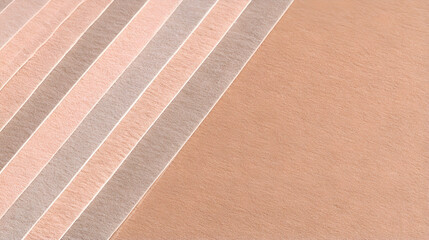 Fototapeta premium Overlapping layers of textured fabric in shades of tan and brown
