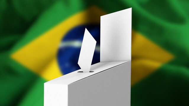 Brazil. Presidential elections, vote concept.