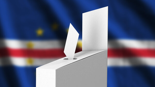 Cabo Verde. Presidential elections, vote concept.