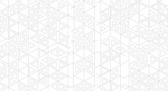 Abstract Geometric Pattern Background, White Triangles, Minimalist Design, Futuristic Texture
