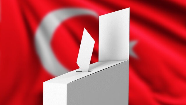 Turkiye. Presidential elections, vote concept.
