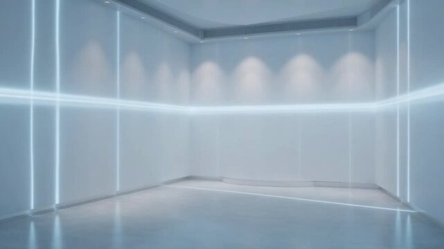 empty glass showcase