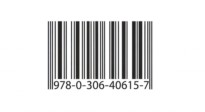 A white outlined barcode with the isbn number 978-0-306-40615-7 displayed in a thin, glowing font against a solid black background