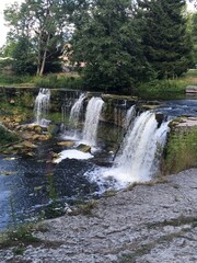 Obraz premium waterfall in the forest