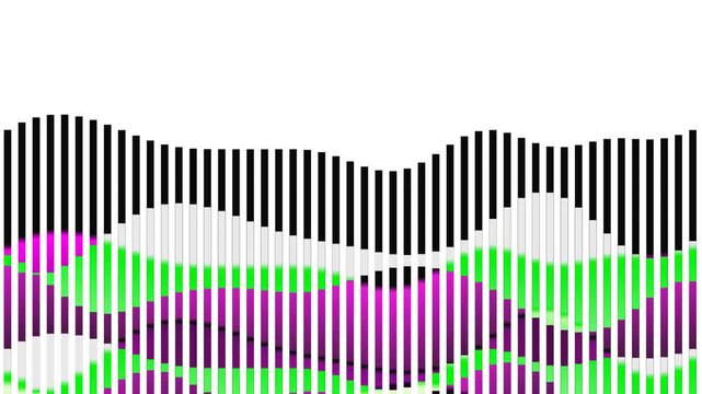 abstract background with waves, seamless looping
